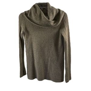 Athleta Cashmere Cascade Cowlneck Sweater Size XS